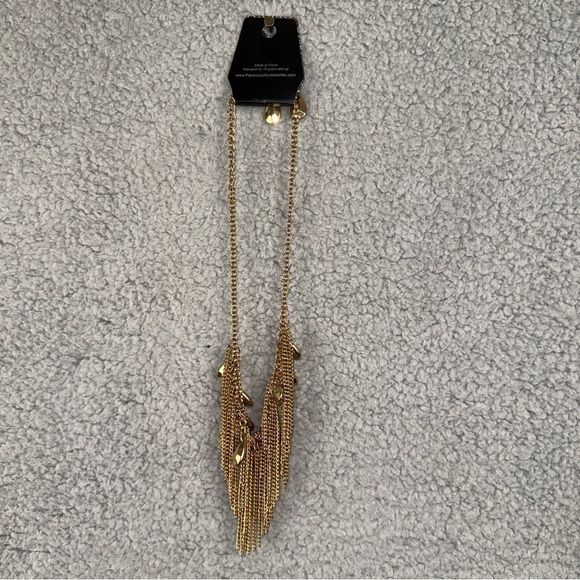 Paparazzi Bragging Rights Collection Brass Necklace Set Formal Boho Bling Y2K - Picture 5 of 5